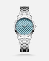 ساعة نسائيه جذابه باللون الفضي