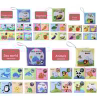 8 كتب قماشية للرضع