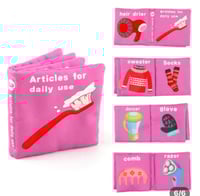 كتب قماشية للرضع منوعة