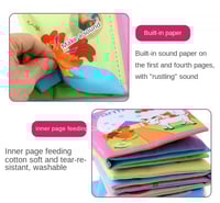 8 كتب قماشية للرضع