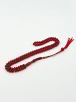 سبحة زعفران أحمر كركوشة 99خرزة