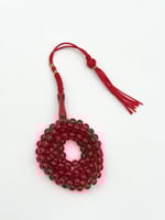 سبحة زعفران أحمر كركوشة 99خرزة