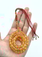 سبحة مستكة شبيه الكهرمان الشفاف