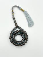 سبحة زعفران برميلي برمادي كركوشة