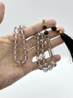 سبحة بكلايت شفاف كركوشة