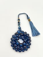 سبحة فاتوران أزرق شفاف كركوشة