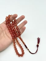 سبحة زعفران صندوقي عسلي كركوشة