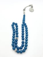 سبحة بكلايت أزرق طربزونة