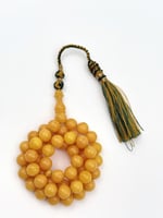 سبحة فاتوران أصفر عروق كركوشة