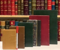 13262-نوته مفكرة تجليد جلد بجلد