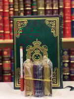 13014-نوته مفكرة حجم صغير تجليد جلد بجلد