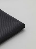 قماش شتوي مقلم وجهين | أسود ملكي C015