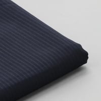 قماش شتوي مقلم وجهين | كحلي C011