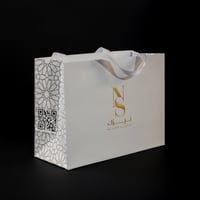 سبحة بكالايت طربزون فضة - أزرق مخلوط