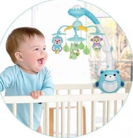 لعبه سرير مواليد أزرق