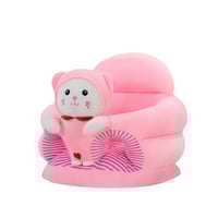 كرسي أطفال أسفنج لتعليم الجلوس - لون وردي