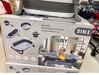 طقم بانيو استحمام 5 قطع مع مقياس حرارة