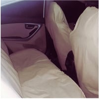 تلبيسة مراتب سيارة قماش مكونة من 4 قطع - حماية فائ...