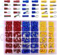 مجموعة اطراف تمويج معزولة 480 قطعة، مجموعة ادوات ت...