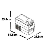ثلاجة تجميد وتبريد للسيارت 12.5 لتر .