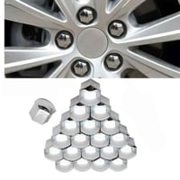 غطاء مسامير جنوط كابرس 20 قطعة/أسود-نيكل