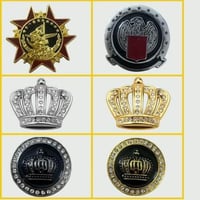 ملصقات سيارات معدنية بتصميم كلاسيكي - أناقة وتنوع...