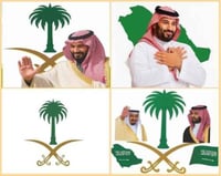 عزّنا بطبعنا - ملصقات اليوم الوطني السعودي للسيارة...