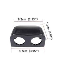 علبة ديكور لتركيب منفذ بطارية إضافي وشاحن USB إضاف...