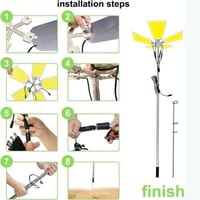 لمبة سنارة مروحة 5 شرائح ليد | 120 واط | FR-05 COB...