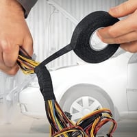 قطعتين شريط لاصق عازل حراري أسلاك اسود