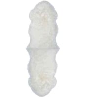 جاعد فرو سيارة ثقيل أبيض - كثافة فاخرة