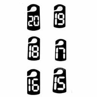 باكت 12حبة -تعليقة أرقام موديلات السيارات:لمسات سي...