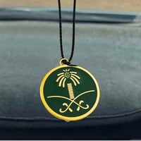 تعليقة سيفين ونخلة لمرآة السيارة | 4 أشكال مميزة -...