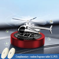 معطر جو السيارة هليكوبتر يعمل على الطاقة الشمسية