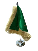 علم السعودية مكتبي -قاعدة فضي