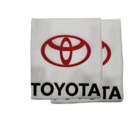 6طقم-تلبيسة مقاعد وكالة تويوتا -سائق وراكب- ابيض