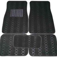 فرشاة ارضية للسيارات قماش -لون أسود ثقيل (5 قطع)