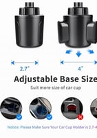 ماسك جوال للسيارة تثبت في قاعدة الاكواب