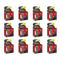 لاصق 3M مزدوج لون أسود-كرتون 24 قطعة.