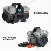 ماطور هواء سفاري 4 سلندر | 400LPM | احترافي بشاشة...