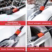 فرش ناعمة لتنظيف وتلميع السيارات 5 قطع