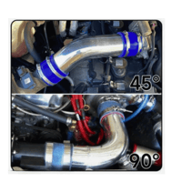 وصلة انتيك فلتر هواء رياضي بزاوية 90 درجة 3.5 أنش