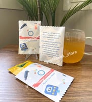 6 توزيعات اظرف شاي الزنجبيل والعسل