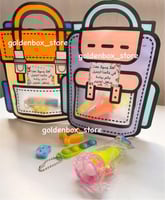 حقيبة بلاستيك مع التعبئة والثيم