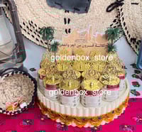 ستاند مع توزيعات بشعار يوم التأسيس