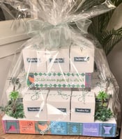 ستاند مع توزيعات مع تعبئة