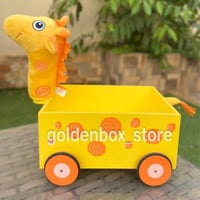 بوكس خشبي شكل زرافة