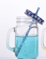 علبة زجاج ميني للمشروبات فارغة