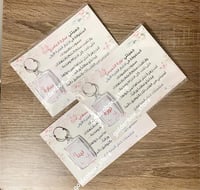 شهادة شكر مع ميدالية بالاسم