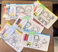 مقلمة قماشية مع تلوين